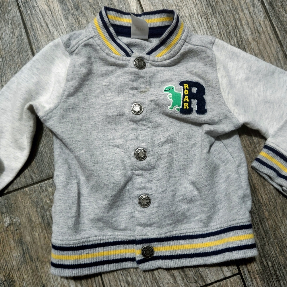 Carter's 9/12m Dinosaur Jacket Like New Perfect cond. Worn x1